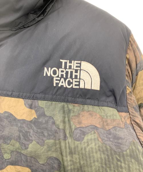 THE NORTH FACE（ザ ノース フェイス）THE NORTH FACE (ザ ノース フェイス) Novelty Nuptse Jacket グリーン×ブラック サイズ:Lの古着・服飾アイテム