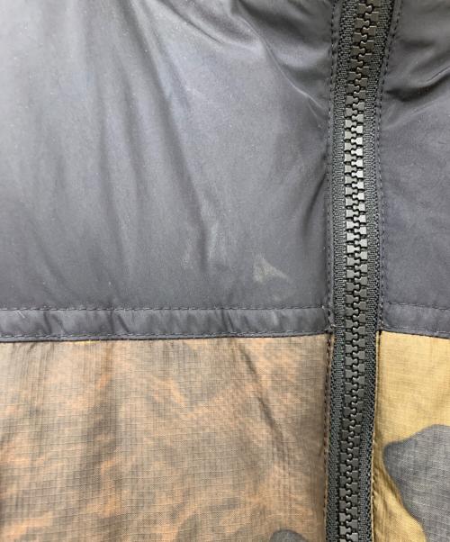 THE NORTH FACE（ザ ノース フェイス）THE NORTH FACE (ザ ノース フェイス) Novelty Nuptse Jacket グリーン×ブラック サイズ:Lの古着・服飾アイテム