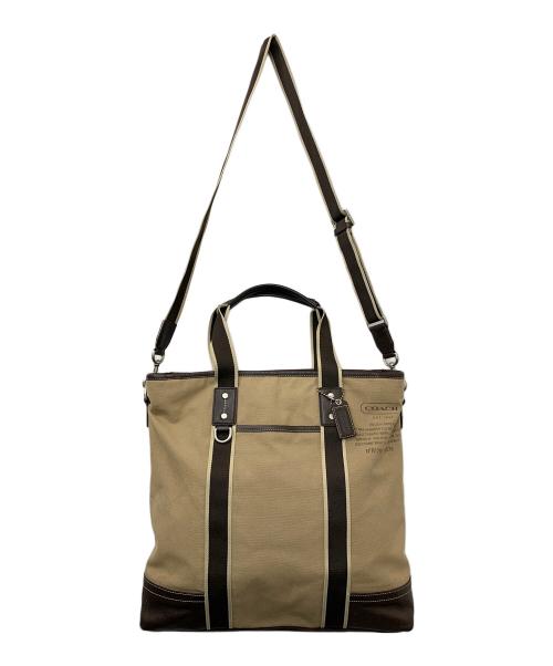 COACH（コーチ）COACH (コーチ) 2WAYバッグ ブラウンの古着・服飾アイテム