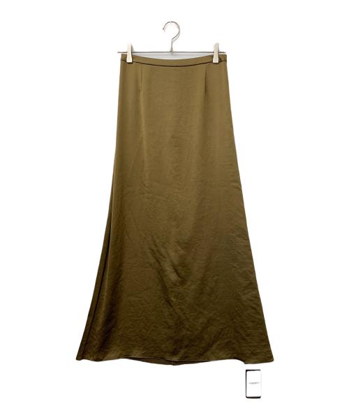 Plage（プラージュ）Plage (プラージュ) grossy satin スカート カーキ サイズ:38の古着・服飾アイテム