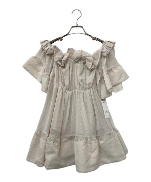 Snidel（スナイデル）Snidel (スナイデル) 半袖ブラウス ピンクの古着・服飾アイテム