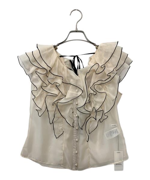 Snidel（スナイデル）Snidel (スナイデル) ノースリーブブラウス アイボリー サイズ:Fの古着・服飾アイテム