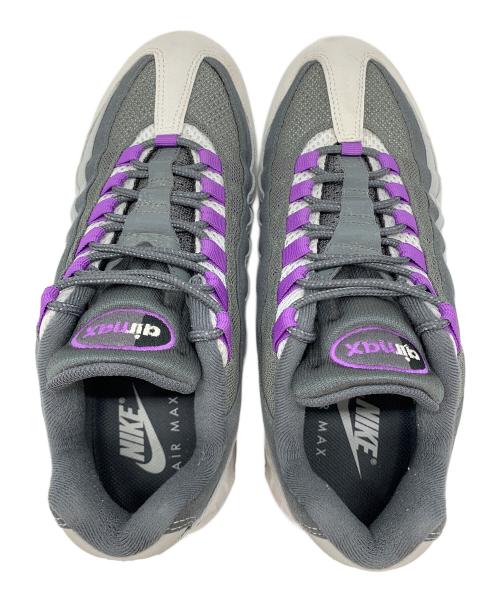 NIKE（ナイキ）NIKE (ナイキ) NIKE AIR MAX 95 BIG BUBBLE パープル×グレー サイズ:27の古着・服飾アイテム