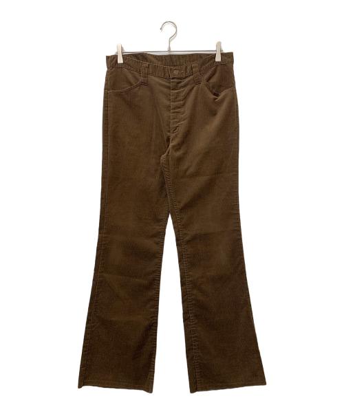 Sears（シアーズ）Sears (シアーズ) コーデュロイフレアパンツ ブラウン サイズ:不明の古着・服飾アイテム