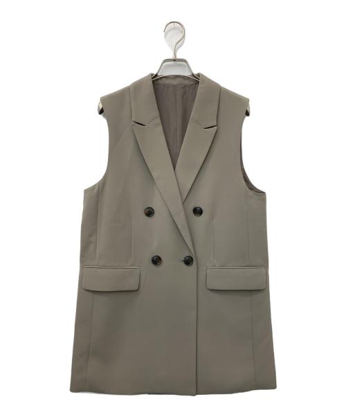 LEPSIM（レプシム）LEPSIM (レプシム) Ｗクロスダブルジレ チャコールグレー サイズ:Fの古着・服飾アイテム