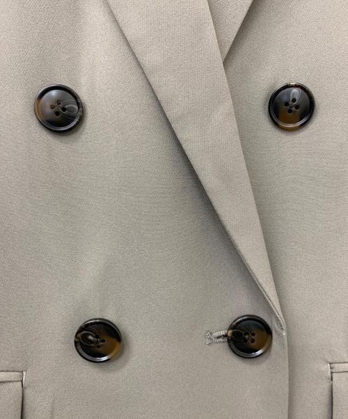 LEPSIM（レプシム）LEPSIM (レプシム) Ｗクロスダブルジレ チャコールグレー サイズ:Fの古着・服飾アイテム