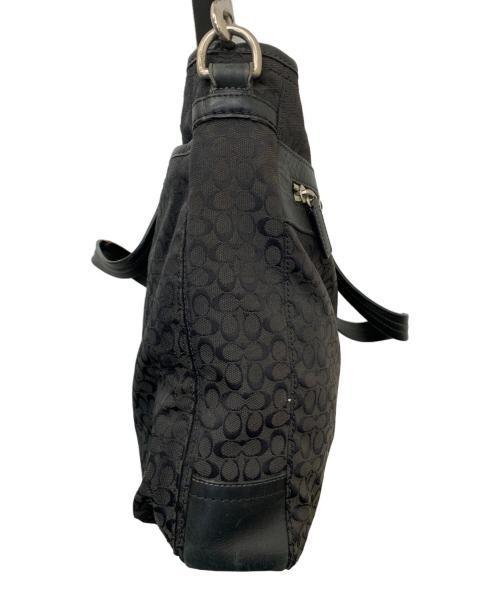 COACH（コーチ）COACH (コーチ) 2WAYバッグ シグネチャー ブラックの古着・服飾アイテム