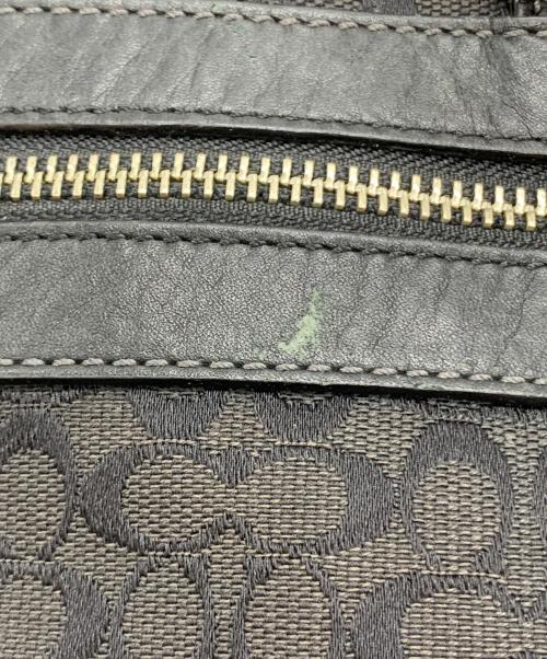 COACH（コーチ）COACH (コーチ) 2WAYバッグ シグネチャー ブラックの古着・服飾アイテム