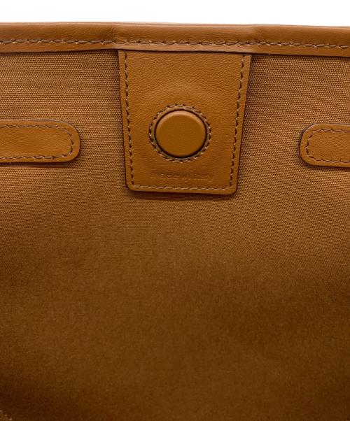 GIANNI CHIARINI（ジャンニ キアリーニ）GIANNI CHIARINI (ジャンニ キアリーニ) ボアトートバッグ ブラウンの古着・服飾アイテム