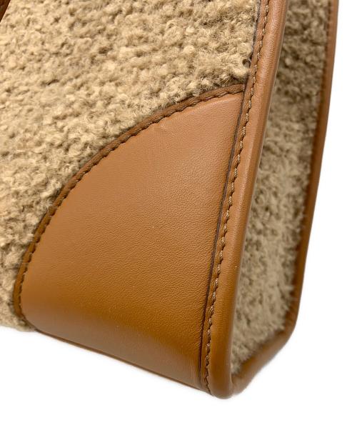 GIANNI CHIARINI（ジャンニ キアリーニ）GIANNI CHIARINI (ジャンニ キアリーニ) ボアトートバッグ ブラウンの古着・服飾アイテム