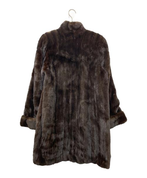 BLACK GLAMA（ブラックグラマ）BLACK GLAMA (ブラックグラマ) ミンクコート ブラウン サイズ:Fの古着・服飾アイテム