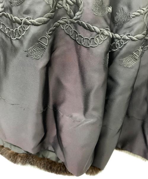 BLACK GLAMA（ブラックグラマ）BLACK GLAMA (ブラックグラマ) ミンクコート ブラウン サイズ:Fの古着・服飾アイテム