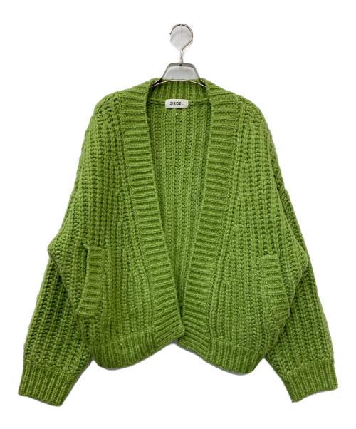 Snidel（スナイデル）Snidel (スナイデル) ローゲージカーディガン グリーン サイズ:Fの古着・服飾アイテム