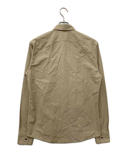 HERMES（エルメス）HERMES (エルメス) 長袖シャツ シェーヌダンクル ベージュ サイズ:38の古着・服飾アイテム