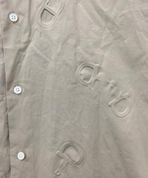 HERMES（エルメス）HERMES (エルメス) 長袖シャツ シェーヌダンクル ベージュ サイズ:38の古着・服飾アイテム