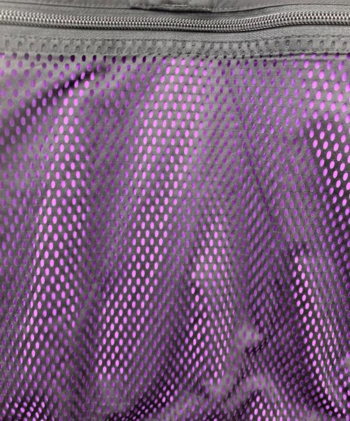 adidas（アディダス）adidas (アディダス) アノラックパーカー ブラック×パープル サイズ:Mの古着・服飾アイテム