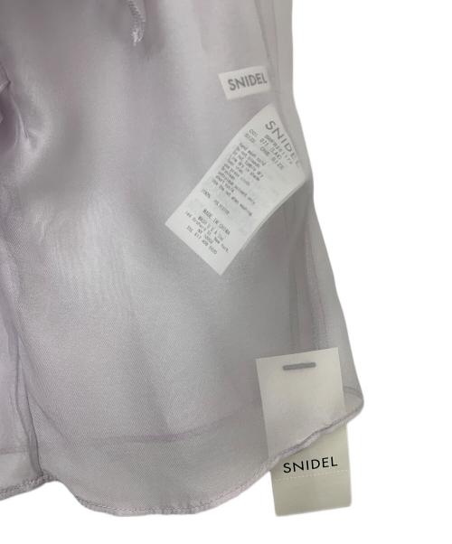 Snidel（スナイデル）Snidel (スナイデル) ノースリフリルブラウス ラベンダー サイズ:Fの古着・服飾アイテム