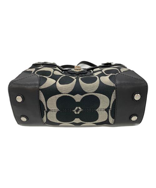 COACH（コーチ）COACH (コーチ) ハンプトンズ シグネチャー ブラック×グレーの古着・服飾アイテム