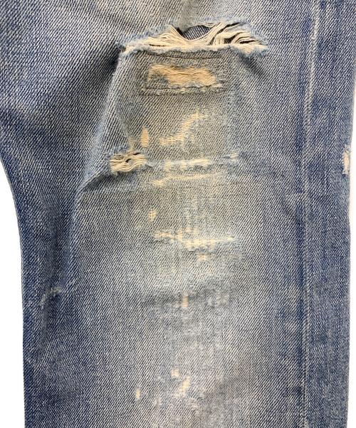 DIESEL（ディーゼル）DIESEL (ディーゼル) ダメージデニムパンツ ブルー サイズ:W30×L32の古着・服飾アイテム