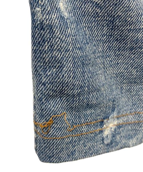 DIESEL（ディーゼル）DIESEL (ディーゼル) ダメージデニムパンツ ブルー サイズ:W30×L32の古着・服飾アイテム