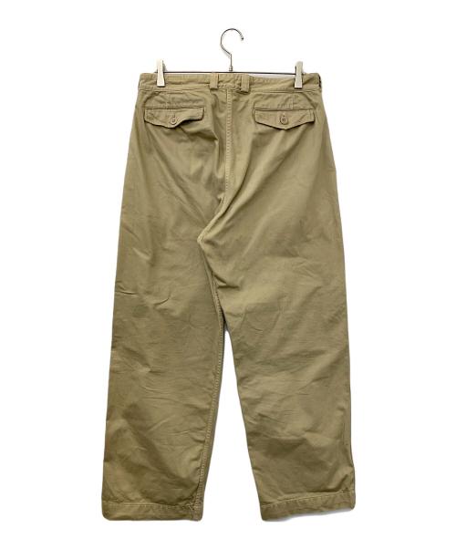 orSlow（オアスロウ）orSlow (オアスロウ) タックチノパン ベージュ サイズ:Lの古着・服飾アイテム