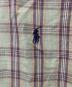 中古・古着 RALPH LAUREN (ラルフローレン) 長袖シャツ MCMELL グリーン×パープル サイズ:S：3000円