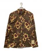 stussyステューシー）の古着「長袖シャツ」｜ブラウン