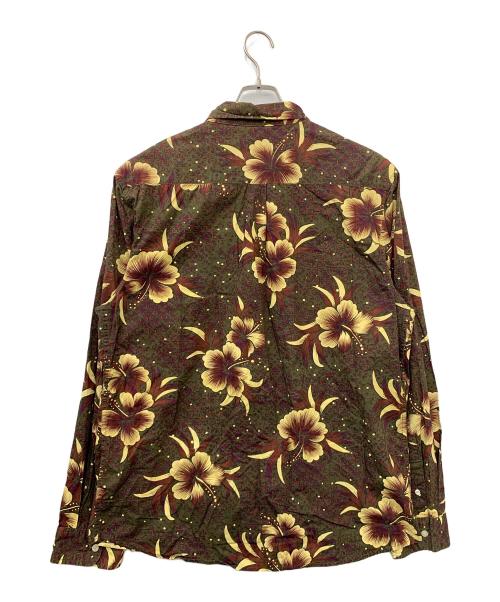 stussy（ステューシー）stussy (ステューシー) 長袖シャツ ブラウン サイズ:XLの古着・服飾アイテム