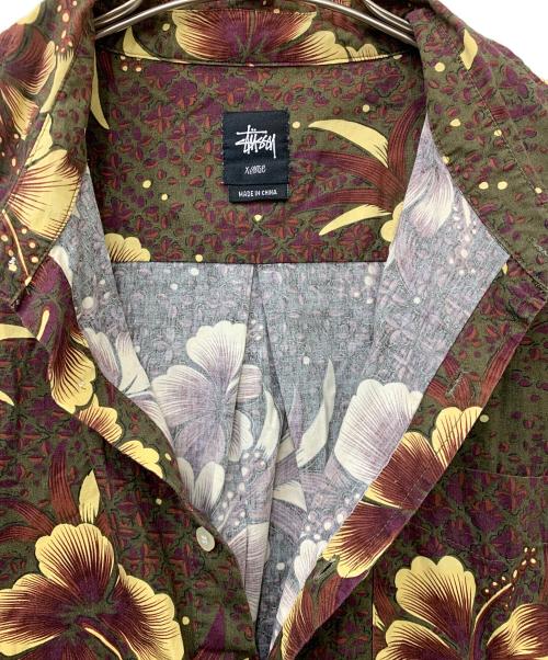 stussy（ステューシー）stussy (ステューシー) 長袖シャツ ブラウン サイズ:XLの古着・服飾アイテム