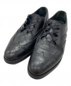 Tricker's×lacquer&cトリッカーズ×ラクアアンドシー）の古着「ウィングチップシューズ」｜ブラック