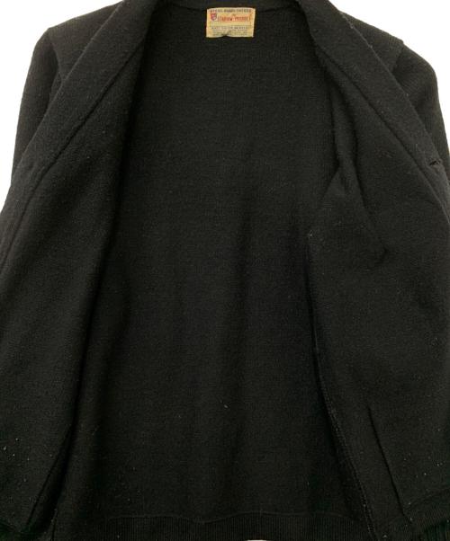 STADIUM PRODUCT（スタジアムプロダクト）STADIUM PRODUCT (スタジアムプロダクト) 厚手カーディガン ブラック サイズ:不明の古着・服飾アイテム