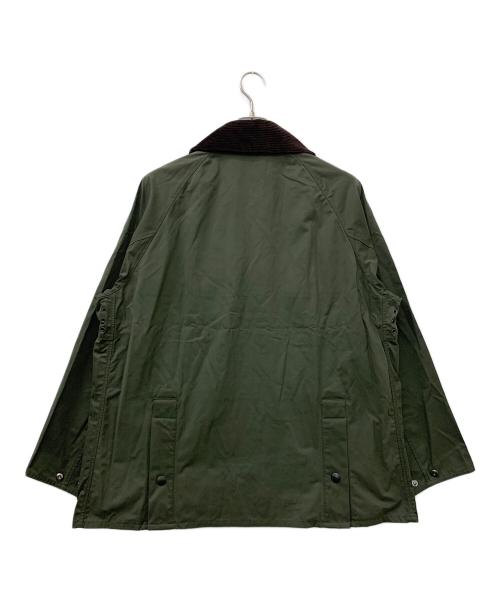Barbour（バブアー）Barbour (バブアー) OS PEACHED BEDALE CASUAL ノンオイルドジャケット グリーン×ブラウン サイズ:38の古着・服飾アイテム