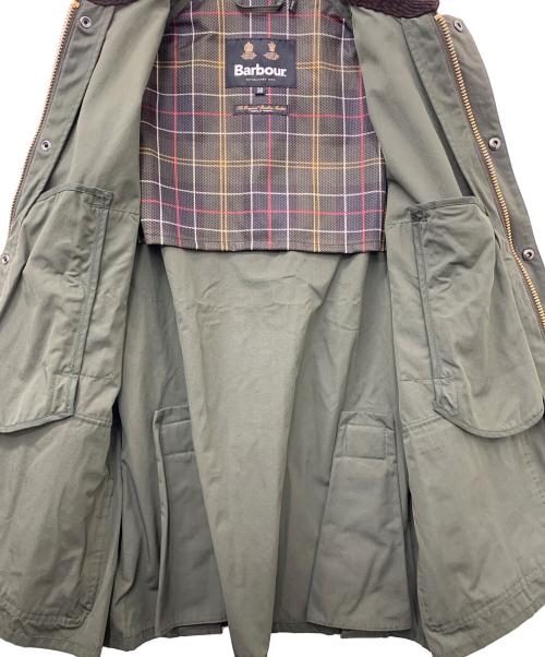 Barbour（バブアー）Barbour (バブアー) OS PEACHED BEDALE CASUAL ノンオイルドジャケット グリーン×ブラウン サイズ:38の古着・服飾アイテム