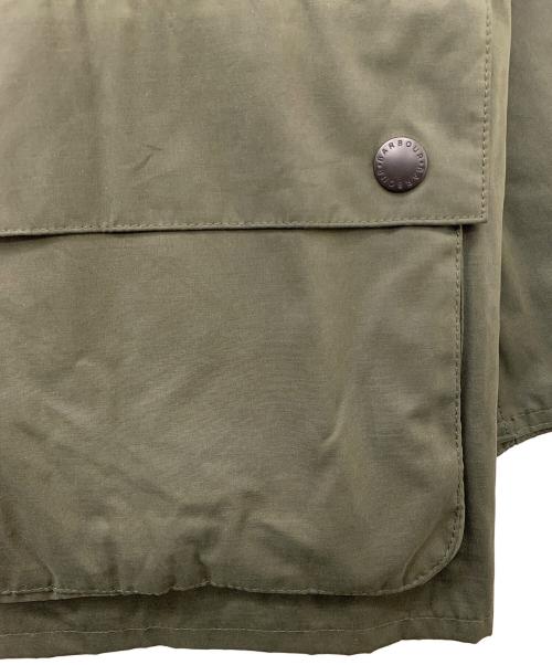 Barbour（バブアー）Barbour (バブアー) OS PEACHED BEDALE CASUAL ノンオイルドジャケット グリーン×ブラウン サイズ:38の古着・服飾アイテム
