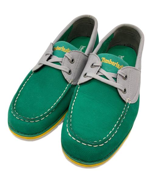 Timberland（ティンバーランド）Timberland (ティンバーランド) デッキシューズ グリーン サイズ:26の古着・服飾アイテム