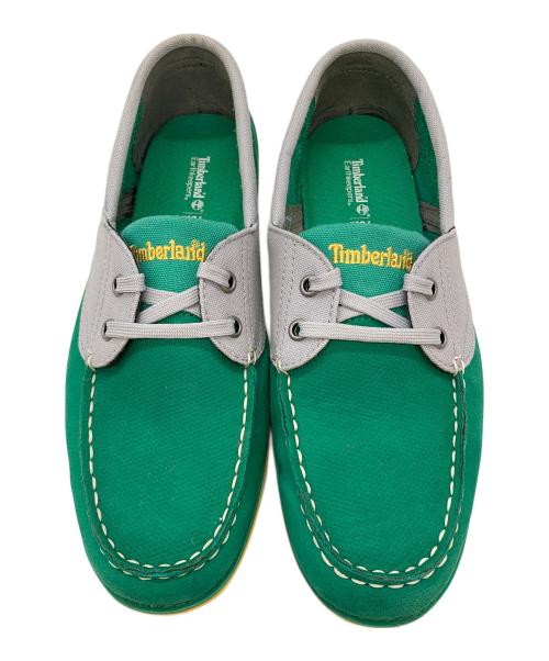 Timberland（ティンバーランド）Timberland (ティンバーランド) デッキシューズ グリーン サイズ:26の古着・服飾アイテム