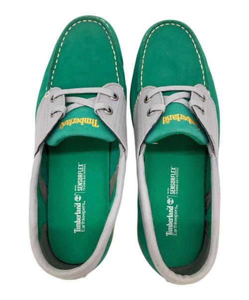 Timberland（ティンバーランド）Timberland (ティンバーランド) デッキシューズ グリーン サイズ:26の古着・服飾アイテム