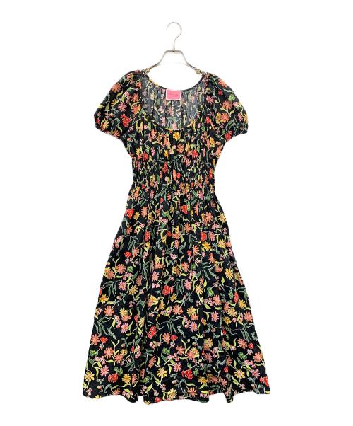 Kate Spade（ケイトスペード）Kate Spade (ケイトスペード) 半袖ワンピース ブラック サイズ:Lの古着・服飾アイテム