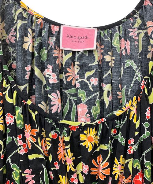 Kate Spade（ケイトスペード）Kate Spade (ケイトスペード) 半袖ワンピース ブラック サイズ:Lの古着・服飾アイテム