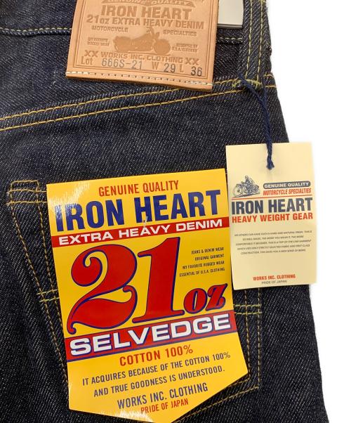 IRON HEART（アイアンハート）IRON HEART (アイアンハート) 21ozセルビッチデニム スリムストレート インディゴ サイズ:W29×L36の古着・服飾アイテム