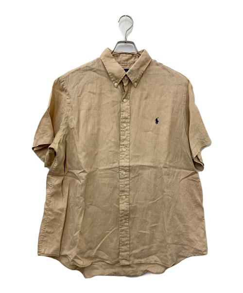 RALPH LAUREN（ラルフローレン）RALPH LAUREN (ラルフローレン) 半袖シャツ ベージュ サイズ:XLの古着・服飾アイテム