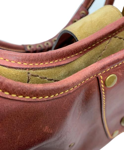 COACH（コーチ）COACH (コーチ) ハンドバッグ レッドの古着・服飾アイテム