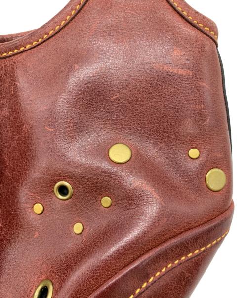 COACH（コーチ）COACH (コーチ) ハンドバッグ レッドの古着・服飾アイテム