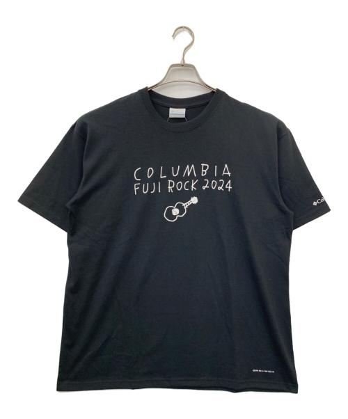 Columbia（コロンビア）Columbia (コロンビア) プリントTシャツ ブラック サイズ:L 未使用品の古着・服飾アイテム