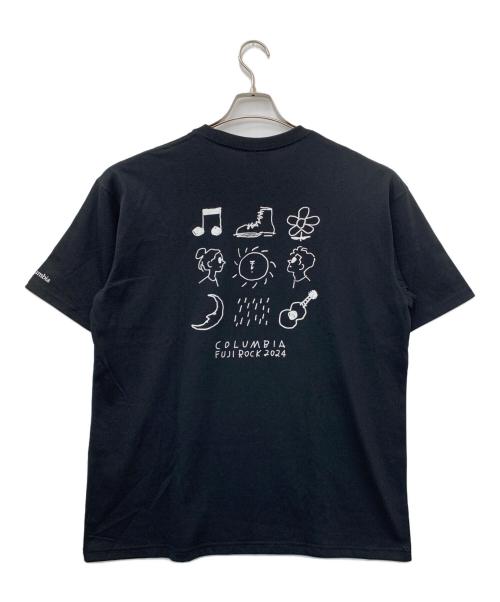 Columbia（コロンビア）Columbia (コロンビア) プリントTシャツ ブラック サイズ:L 未使用品の古着・服飾アイテム