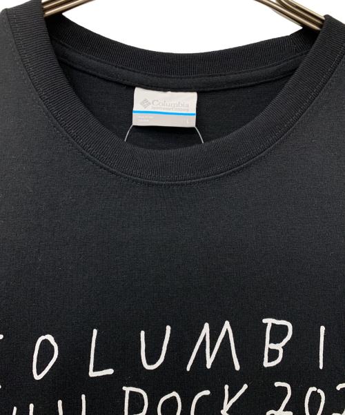 Columbia（コロンビア）Columbia (コロンビア) プリントTシャツ ブラック サイズ:L 未使用品の古着・服飾アイテム