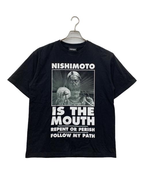 NISHIMOTO IS THE MOUTH（ニシモトイズザマウス）NISHIMOTO IS THE MOUTH (ニシモトイズザマウス) プリントTシャツ ブラック サイズ:Mの古着・服飾アイテム