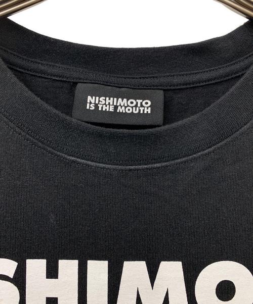 NISHIMOTO IS THE MOUTH（ニシモトイズザマウス）NISHIMOTO IS THE MOUTH (ニシモトイズザマウス) プリントTシャツ ブラック サイズ:Mの古着・服飾アイテム