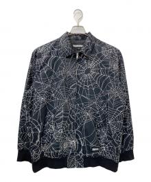 NEIGHBORHOOD（ネイバーフッド）の古着「Spiderweb Work Jacket」｜ブラック×ホワイト