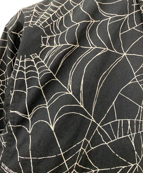 NEIGHBORHOOD（ネイバーフッド）NEIGHBORHOOD (ネイバーフッド) Spiderweb Work Jacket ブラック×ホワイト サイズ:Lの古着・服飾アイテム